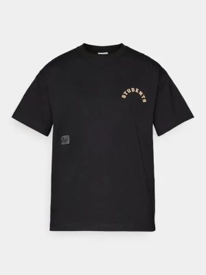 T-shirt z nadrukiem Students czarny