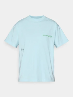T-shirt z nadrukiem Students jasnoniebieski melanż