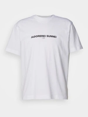 T-shirt z nadrukiem Sunnei biały