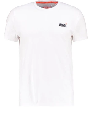 T-shirt z nadrukiem Superdry biały