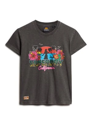 T-shirt z nadrukiem Superdry & Co
