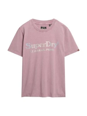 T-shirt z nadrukiem Superdry & Co