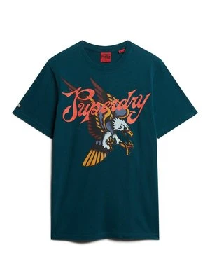 T-shirt z nadrukiem Superdry & Co