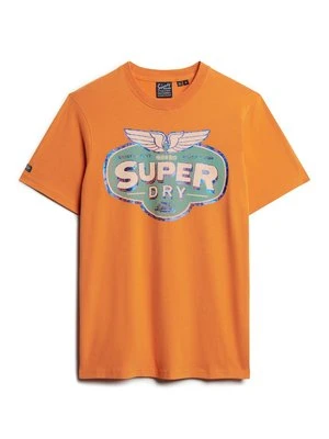 T-shirt z nadrukiem Superdry & Co