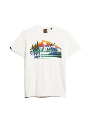 T-shirt z nadrukiem Superdry & Co