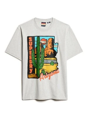 T-shirt z nadrukiem Superdry & Co