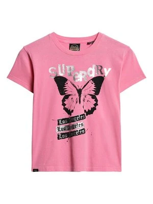 T-shirt z nadrukiem Superdry & Co