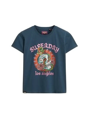 T-shirt z nadrukiem Superdry & Co