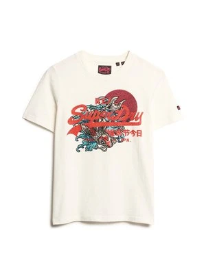T-shirt z nadrukiem Superdry & Co