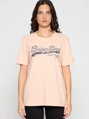 T-shirt z nadrukiem Superdry & Co