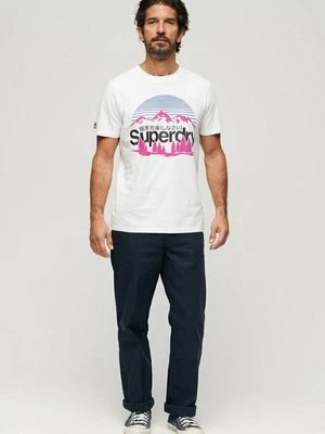 T-shirt z nadrukiem Superdry & Co