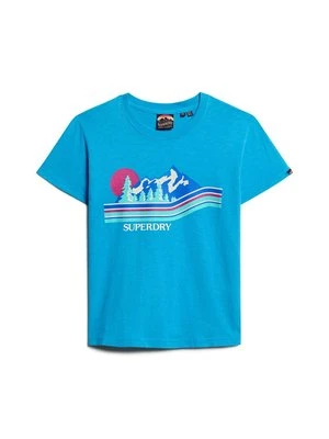 T-shirt z nadrukiem Superdry & Co