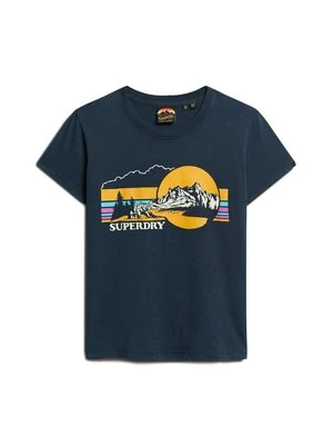 T-shirt z nadrukiem Superdry & Co