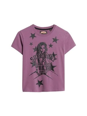 T-shirt z nadrukiem Superdry & Co