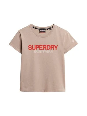 Zdjęcie produktu T-shirt z nadrukiem Superdry beżowy