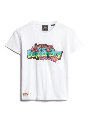 T-shirt z nadrukiem Superdry & Co