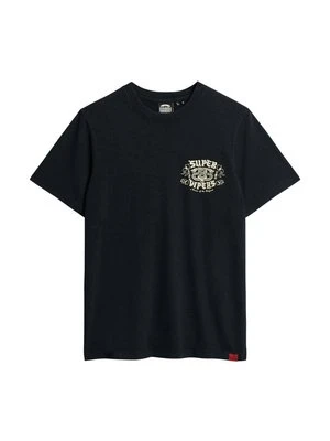 Zdjęcie produktu T-shirt z nadrukiem Superdry czarny