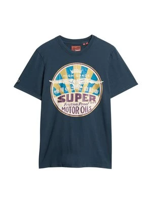 T-shirt z nadrukiem Superdry & Co
