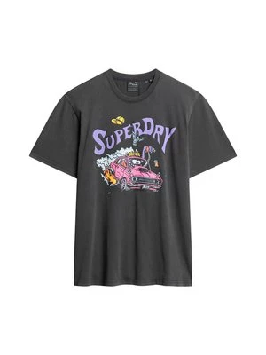 Zdjęcie produktu T-shirt z nadrukiem Superdry czarny