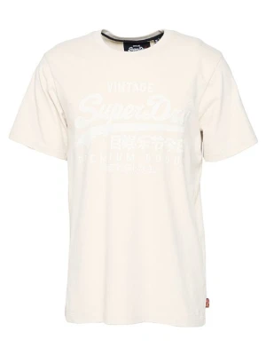 T-shirt z nadrukiem Superdry kamień
