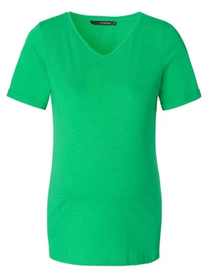T-shirt z nadrukiem Supermom zielony