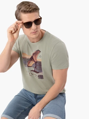 T-shirt z nadrukiem T-FOIL Volcano