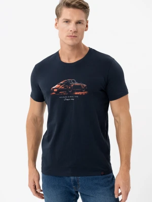 T-shirt z nadrukiem T-SINGER Volcano