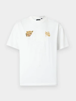 T-shirt z nadrukiem TAION mleczny