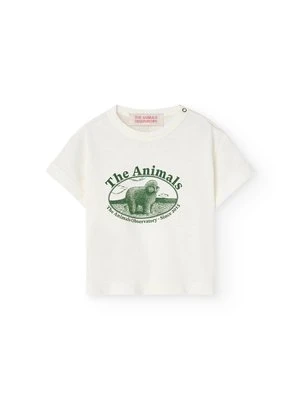 T-shirt z nadrukiem THE ANIMALS OBSERVATORY