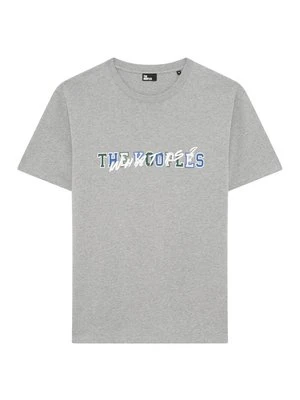 T-shirt z nadrukiem The Kooples szary