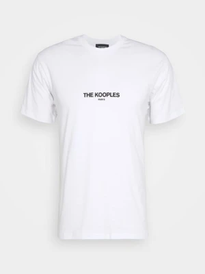 T-shirt z nadrukiem The Kooples biały