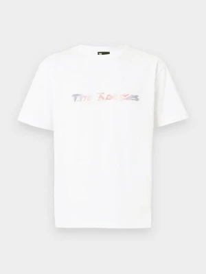 T-shirt z nadrukiem The Kooples biały