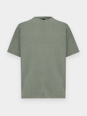 T-shirt z nadrukiem The Kooples ciemnozielony