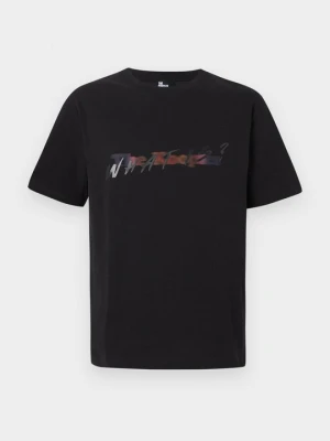 T-shirt z nadrukiem The Kooples czarny