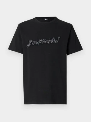 T-shirt z nadrukiem The Kooples czarny