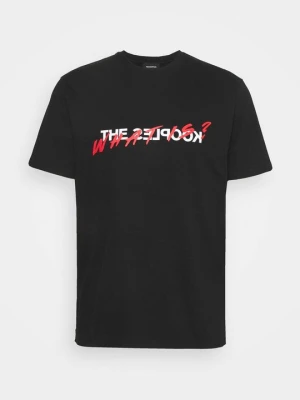 T-shirt z nadrukiem The Kooples czarny