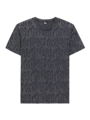 T-shirt z nadrukiem The Kooples czarny