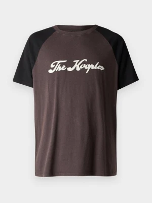 T-shirt z nadrukiem The Kooples czarny
