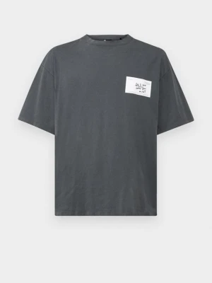 T-shirt z nadrukiem The Kooples granatowy