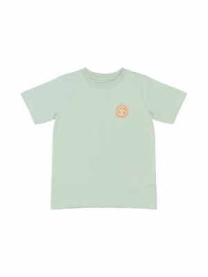 T-shirt z nadrukiem The NEW miętowy