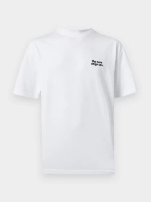 T-shirt z nadrukiem THE NEW ORIGINALS biały