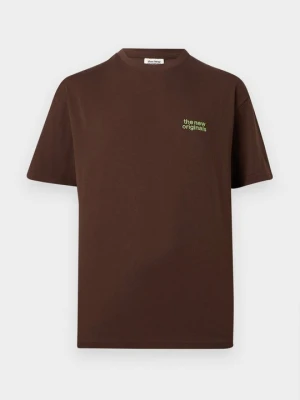 T-shirt z nadrukiem THE NEW ORIGINALS brązowy