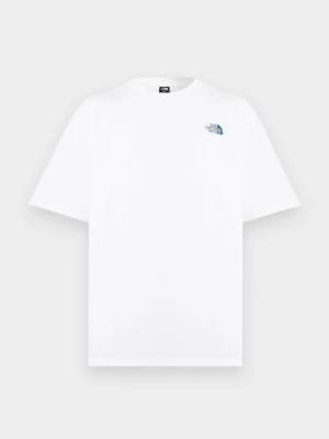 T-shirt z nadrukiem The North Face biały