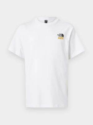 T-shirt z nadrukiem The North Face biały