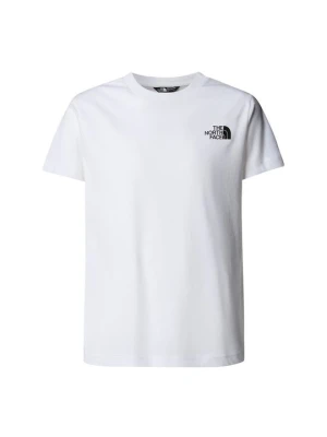 T-shirt z nadrukiem The North Face biały