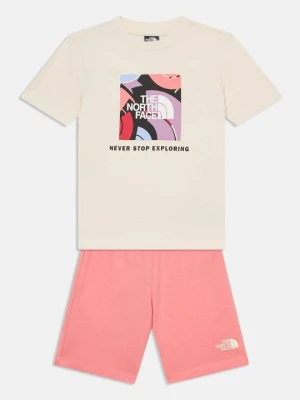 T-shirt z nadrukiem The North Face biały