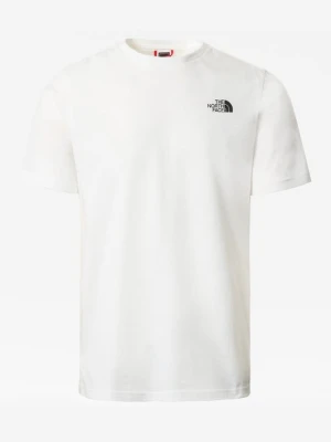 T-shirt z nadrukiem The North Face biały