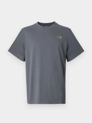 T-shirt z nadrukiem The North Face ciemnoszary