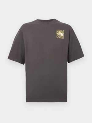 T-shirt z nadrukiem The North Face ciemnoszary