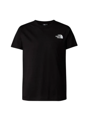 T-shirt z nadrukiem The North Face czarny